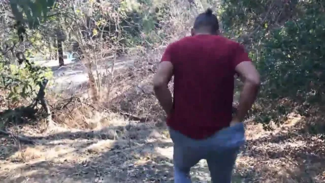 Alina Lopez having outdoor sex in forest